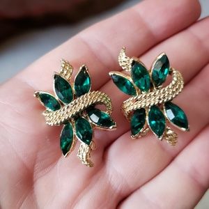Vintage Coro clip earrings